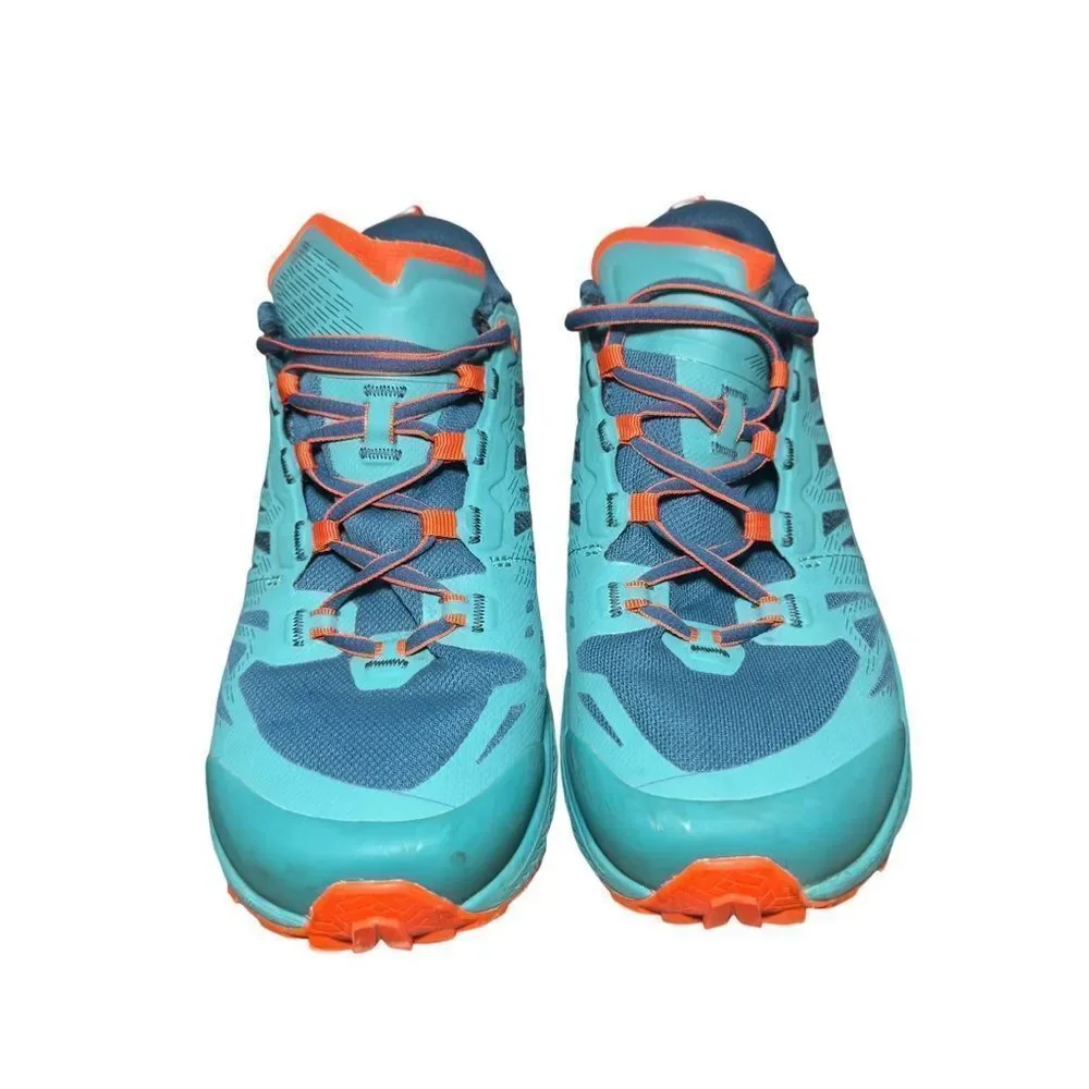 La Sportiva Blue and Orange Trail Running women’s size 7 Gore Tex jackal 2